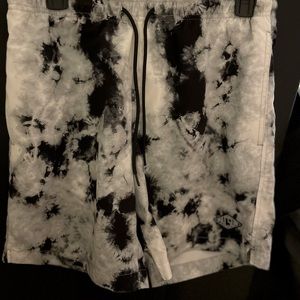 PacSun Dark Cloud 17" Swim Trunks